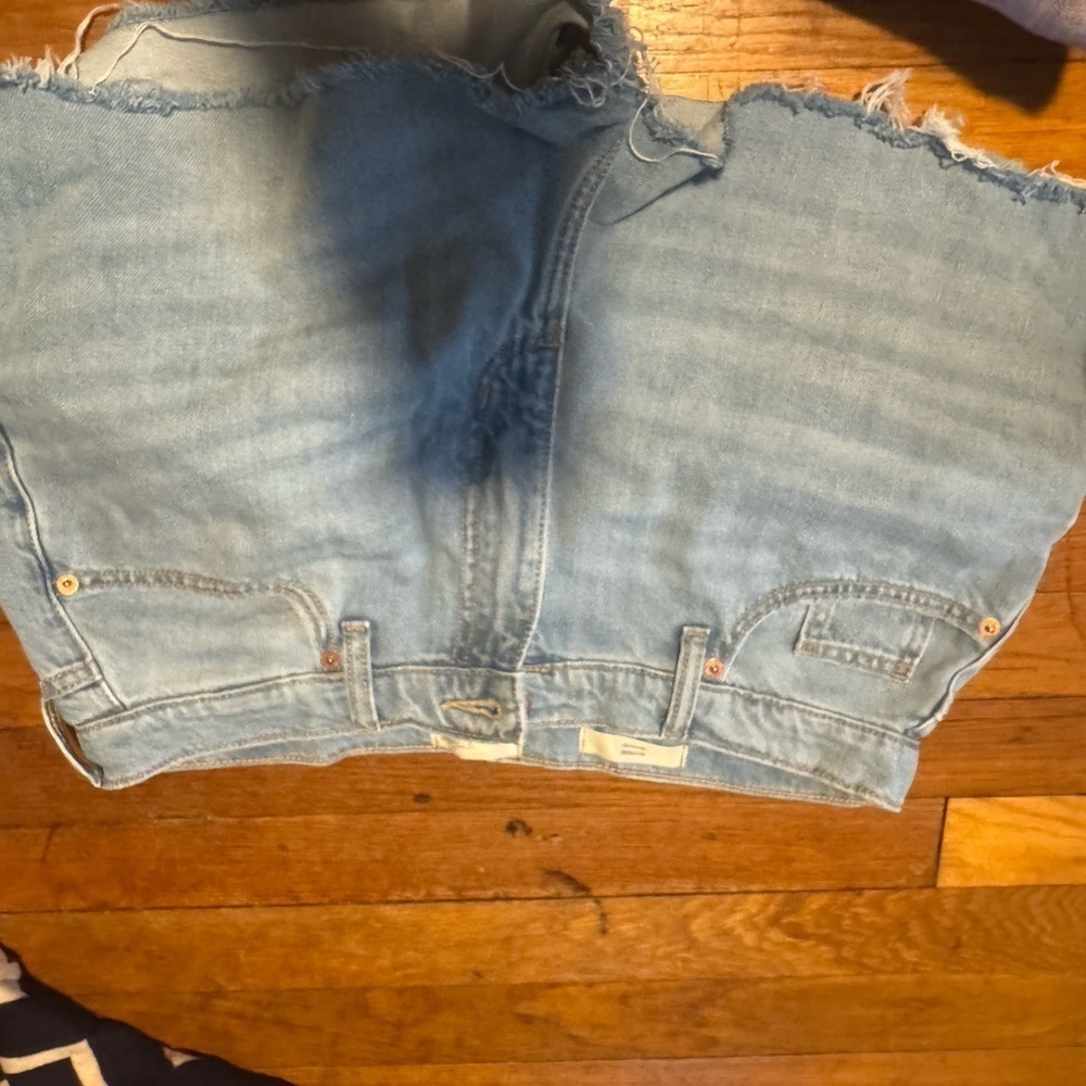 Women's Light Blue Denim Shorts